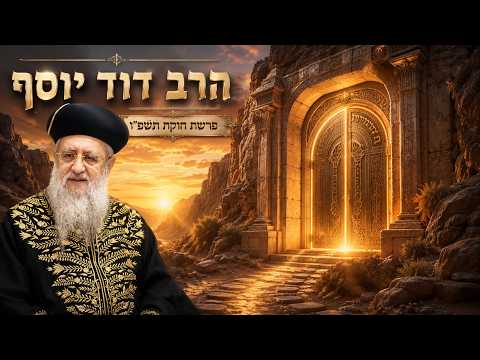 הרב דוד יוסף | פרשת חוקת תשפ"ו (2026) | עלונימייל