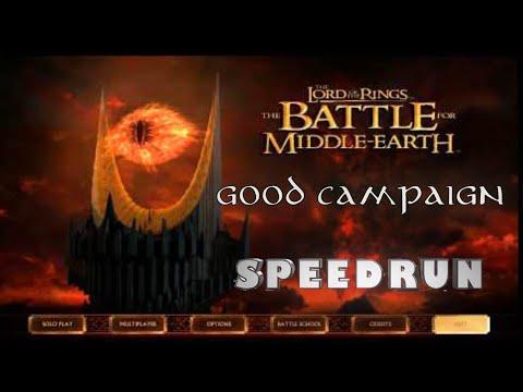LOTR: Battle For Middle Earth Speedrun (Good Campaign)(1:42:55)