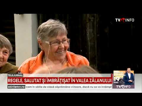 Regele Charles al III-lea, primit cu căldură la reședința sa din Valea Zălanului