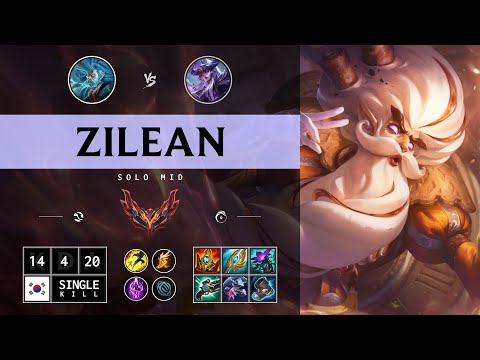 Zilean Mid vs Syndra - KR Grandmaster Patch 14.13