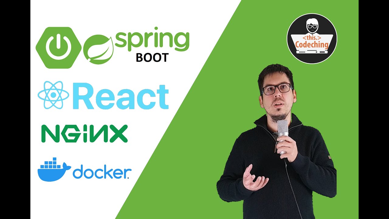 How to use Docker to dockerize a Spring Boot application, React app, NginX proxy | Docker Compose