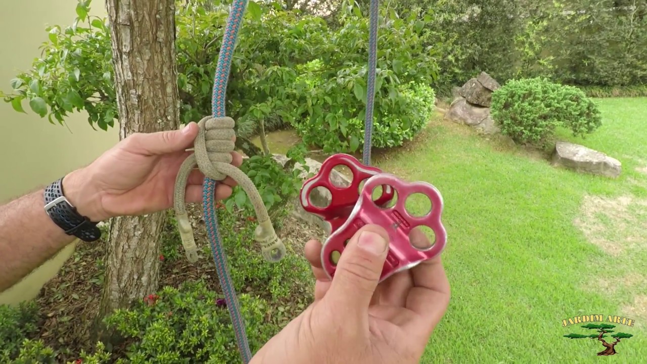 Tutorial: Montagem de ancoragem para escalada em árvore - Parte 2 (nós)
