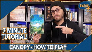 CANOPY | QUICK & DETAILED Tutorial | Learn to Play this Set Collection Card Game (in 7 MINS!)