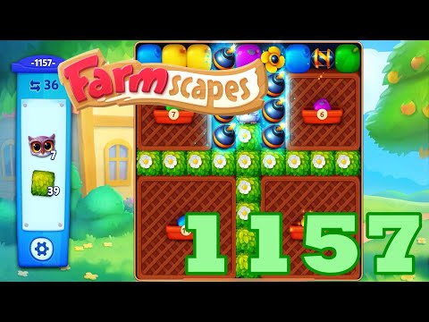 Farmscapes Level 1157 HD Gameplay Walkthrough | 3 - match game | android | ios | pc | GameGo Game