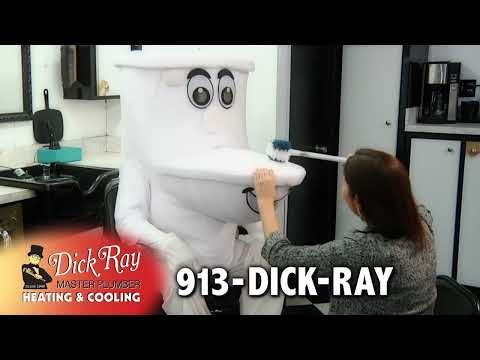 Dick Ray Running Toilet Barber Shop Commercial