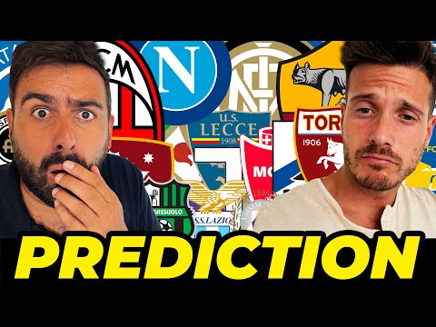 🤔 FINAL SERIE A RANKING 2022/23 🤔 MY PREDICTION!!!