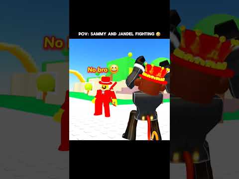 Sammy And Jandel Fighting Every Saturday #roblox #viral ##sammy #jandel #stealabrainrot #growagarden