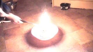 Poundland Indoor Fireworks Review (Fountain Cake).  Rather Impressive.