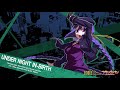 Blood Drain Again Eltnum S Theme Under Night In Birth OST