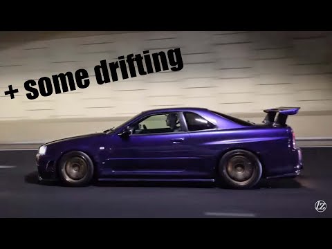 Downtown Cruise with the JDM Legends (R34 GTR, NSX, Silvia, JZX)