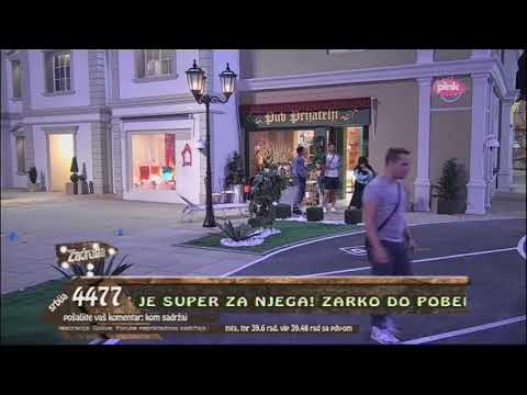 Zadruga - Žarko provocira Sašku i Lepog Miće - 15.09.2017