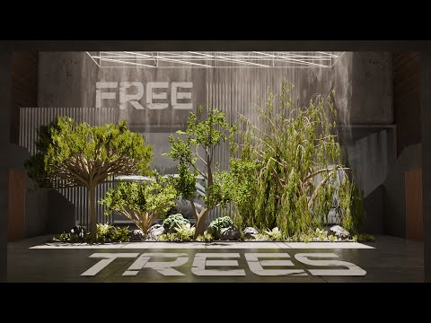 CUSTOM TREES for FREE and How to MODIFY Leaf textures. Blender tutorial MTREE