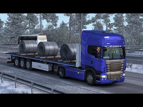 ETS 2 1.33 - ProMods 2.32 - SCANIA R580 V8 Topline Euro 6 RJL - Trip: Stockholm - Karlskrona