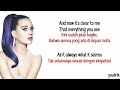 Katy Perry - Wide Awake | Lirik dan Terjemahan
