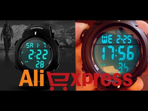 Спортивные водонепроницаемые электронные часы SKMEI 1068 из Китая (aliexpress)