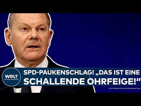 BERLIN: SPD-Paukenschlag! "Das ist eine schallende Ohrfeige!" Aufstand gegen Kanzler Olaf Scholz