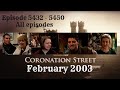 Coronation Street February 2003