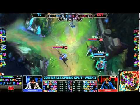 Liquid (Piglet Vayne) VS Coast (Mash Sivir) Highlights - 2015 NA LCS Spring W3D1