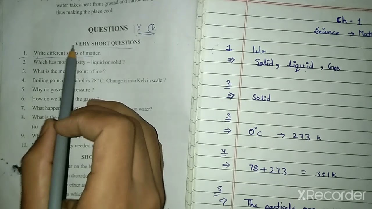 #supportmaterialclass9thsciecce Support material class 9th science chapter 1 questions and answera