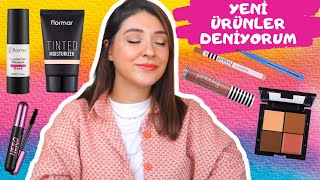 YENİ ÜRÜNLER DENİYORUM | FLORMAR ÜRÜNLERİYLE MAKYAJ (UYGUN FİYATLI) FL