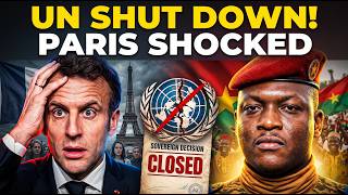 The Real Reason Ibrahim Traore Shut Down The UN In Burkina Faso Shocked Paris!
