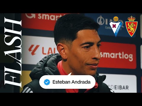 FLASH | Andrada, tras el SD Eibar-Real Zaragoza | LaLiga Hypermotion