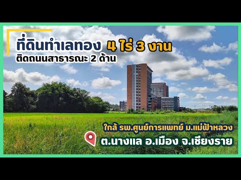 Land for sale, 4-3-6 rai, near Mae Fah Luang University Medical Center Hospital, has public entrance and exit. – รูปที่ 2