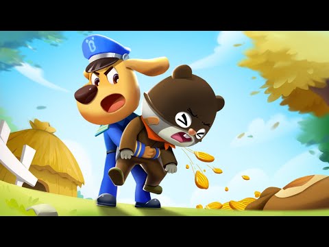 No Te Metas Cosas en la Nariz y en la Boca 🌰 Dibujos Animados 🔍Sheriff Labrador en Español