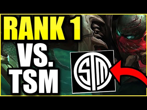 This TSM pro player had to play against the RANK 1 PYKE to start off his Season 11 🤣