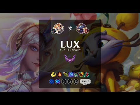 Lux Support vs Yuumi - EUW Master Patch 12.8