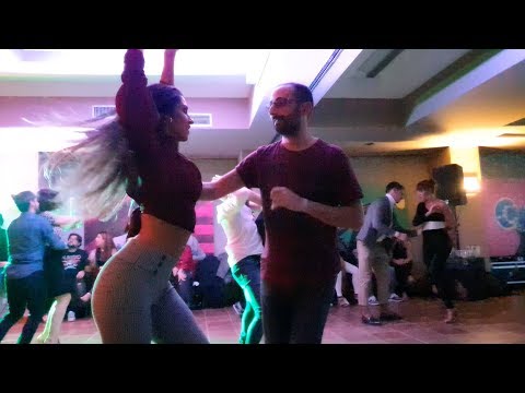 Busra Araci & Tiziano Cacioppolini / Salsa Social Dancing / TimbaTumba winter 2019 (Perugia - Italy)