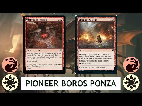 MTG Pioneer Boros Ponza - Run Fewer Basic Lands Please, I've Got Ponzaing To Do
