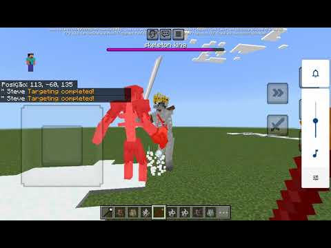mutant stray vs skeleton king (batalha de mobs Minecraft)