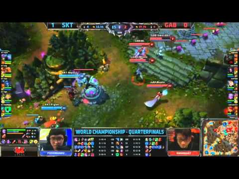GAB vs SKTT1 -  Worlds 2013 Quarterfinals D2 Recap
