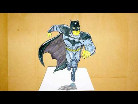 3D Batman Coloring