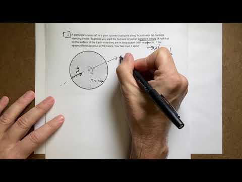 Calculating Spacecraft Rotation Rate for Half Earth-Gravity
