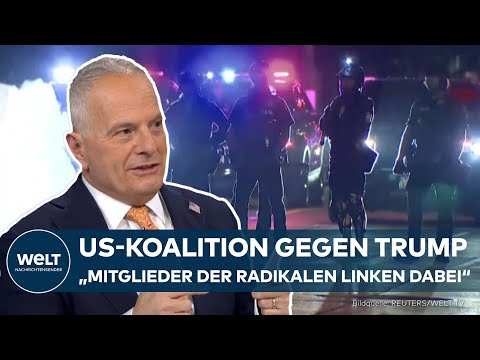 KRAWALLE IN DEN USA: "Keine natürliche Reaktion von Menschen!" US-Experte sieht Kampagne gegen Trump