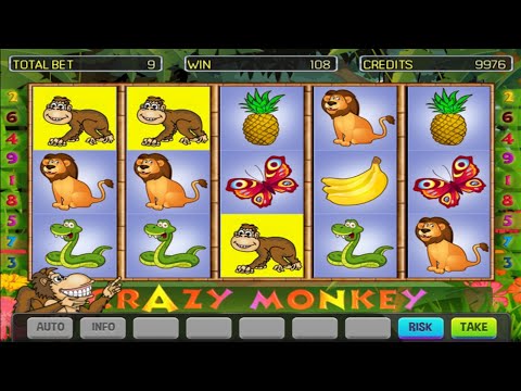Crazy Monkey Deluxe Slot Machine Mobile Game