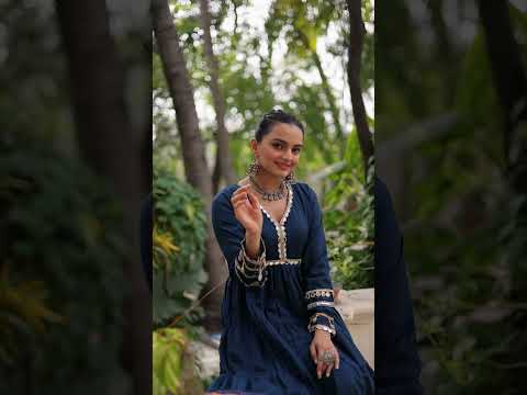 Maroon Roman Fabric Frill-Stitched Gown with Maslin Crochet Dupatta