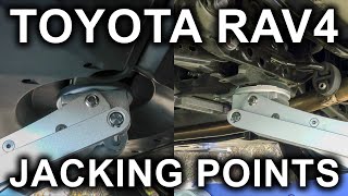 Toyota RAV4 (2019-2025): Jacking Points Location! How To Jack Up RAV4 Using Hydraulic Jack?