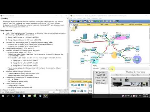 [CCNA S3] 9.3.1.4 Packet Tracer - Skills Integration Challenge