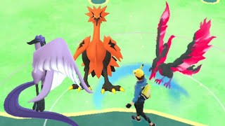 Which Galarian bird  is catchable in pokemon go?