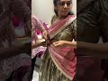 How To Pleat Your Half Saree Perfectly Saree Draping Tip By Bhavya Atluri