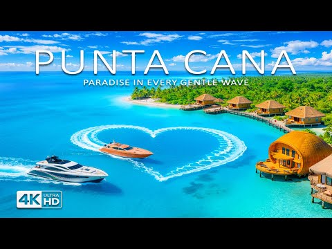 [4K] Punta Cana Drone Footage ✨ – Caribbean Vibes & Crystal Clear Waters With Deep House Chill
