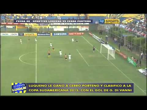 Fecha 20 - Sportivo Luqueño 1 - 0 Cerro Porteño - Gol Guido Di Vanni