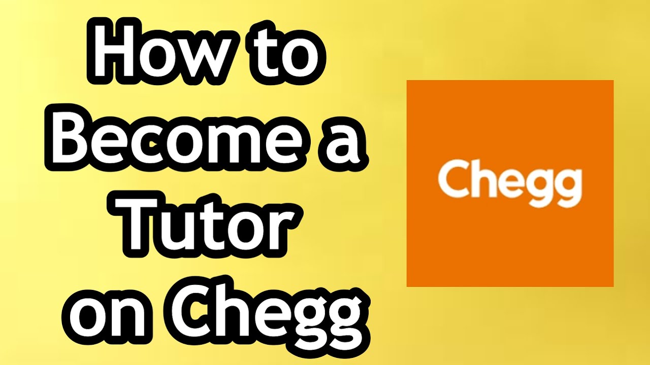 How to Become a Tutor on Chegg