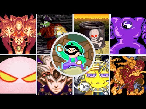 Super Kitiku Mario - All Bosses & Ending