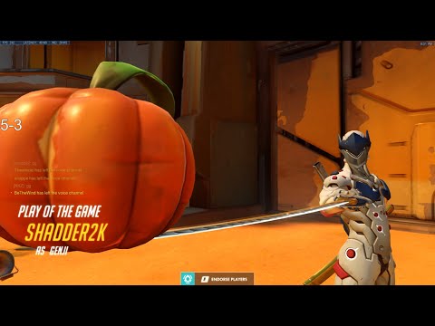 Overwatch Genji God Shadder2k Top Ranked Tryhard Gameplay -POTG-