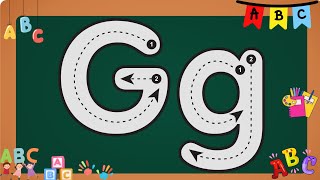 Learn to Trace Letter G (Capital & Small) + Guess the G Words! | Fun Alphabet Game for Kids