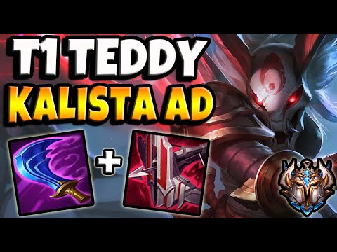 T1 Teddy KALISTA vs EZREAL [ ADC ] Patch 11.14 Ranked Korea ✅